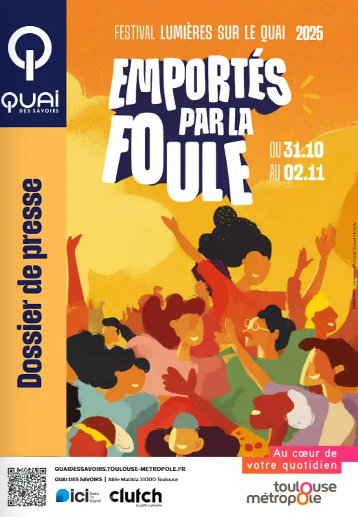 Affiche du festival Lumières sur le Quai 2025 au Quai des Savoirs